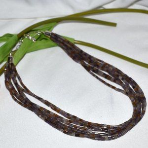 Multi Strand Bead Necklace